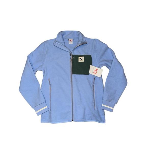 New Kari Traa Rothe Iris Midlayer Fleece Jacket Sz S Full Zip Gorpcore Womens - Picture 2 of 12